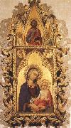 Simone Martini Madonna and Child with Angels and the Saviour oil painting artist
